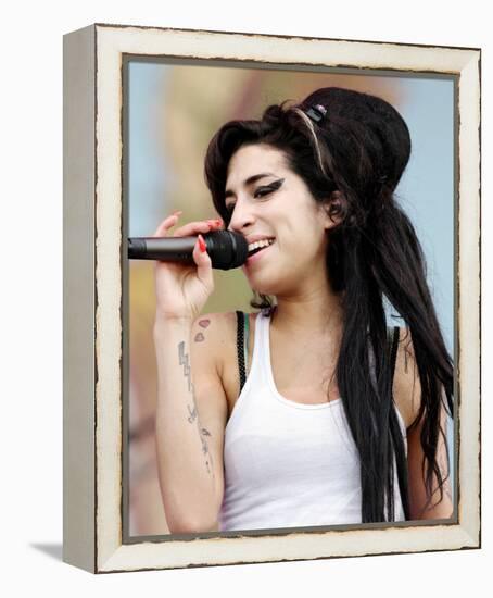 Amy Winehouse-null-Framed Stretched Canvas