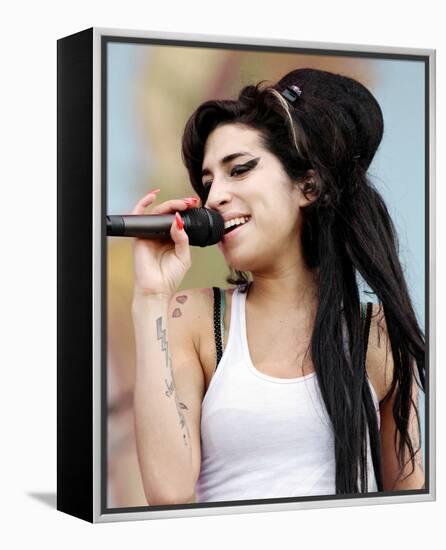 Amy Winehouse-null-Framed Stretched Canvas