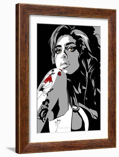 Amy Winehouse-Emily Gray-Framed Giclee Print