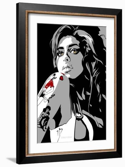 Amy Winehouse-Emily Gray-Framed Giclee Print