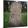 An 11th Century Viking Runestone from Lagga Parish, Uppsala, Sweden, Scandinavia, Europe-Christopher Rennie-Mounted Photographic Print