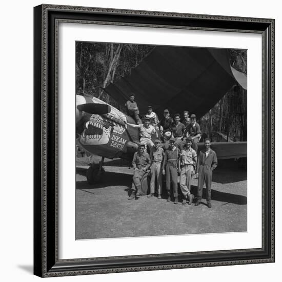 An 88th Flight Squadron Crew on the Ledo Road, Burma, 1944-Bernard Hoffman-Framed Photographic Print