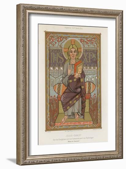 An 8th-Century Depiction of Jesus Christ-null-Framed Giclee Print