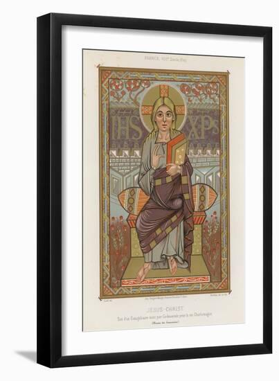 An 8th-Century Depiction of Jesus Christ-null-Framed Giclee Print