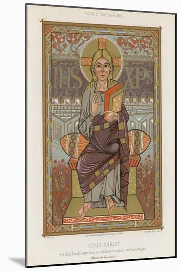 An 8th-Century Depiction of Jesus Christ-null-Mounted Giclee Print