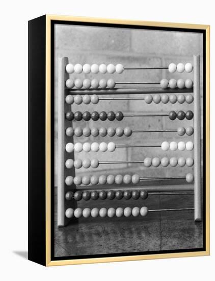 An Abacus Adding Machine-null-Framed Premier Image Canvas