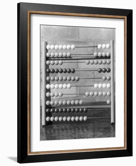 An Abacus Adding Machine-null-Framed Photographic Print