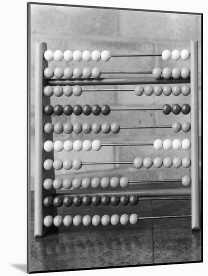 An Abacus Adding Machine-null-Mounted Photographic Print