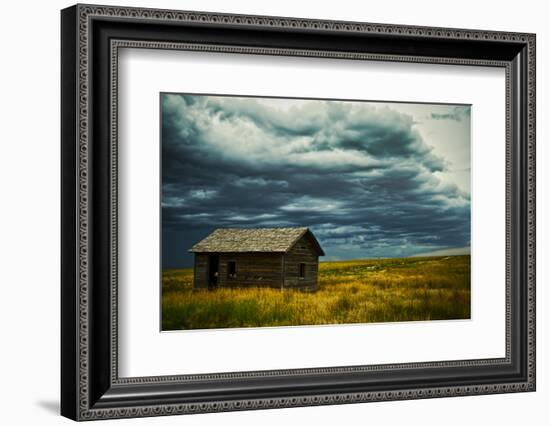 An Abandoned Building in Pawnee National Grasslands Near Fort Collins, Colorado-Brad Beck-Framed Photographic Print