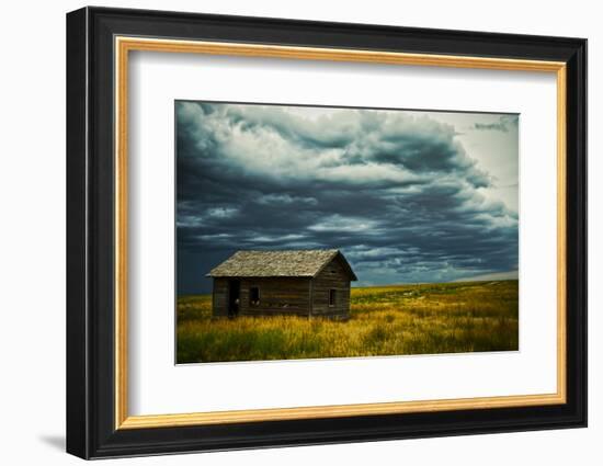 An Abandoned Building in Pawnee National Grasslands Near Fort Collins, Colorado-Brad Beck-Framed Photographic Print