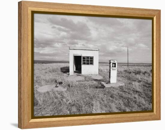 An Abandoned Gas Station-null-Framed Premier Image Canvas