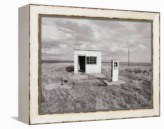 An Abandoned Gas Station-null-Framed Premier Image Canvas