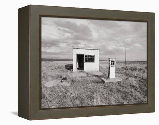 An Abandoned Gas Station-null-Framed Premier Image Canvas