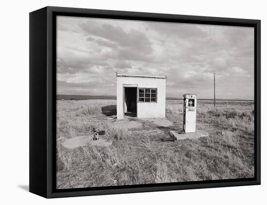 An Abandoned Gas Station-null-Framed Premier Image Canvas