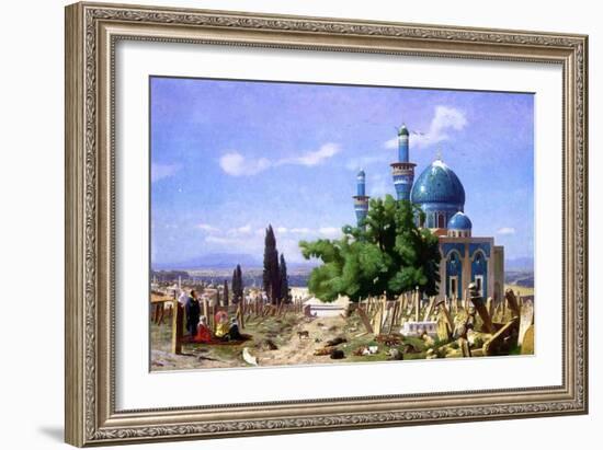 An Abandoned Graveyard, 1876-Jean Leon Gerome-Framed Giclee Print