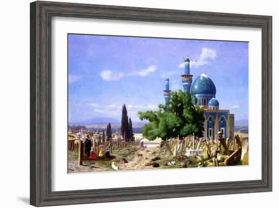 An Abandoned Graveyard, 1876-Jean Leon Gerome-Framed Giclee Print