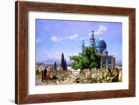 An Abandoned Graveyard, 1876-Jean Leon Gerome-Framed Giclee Print