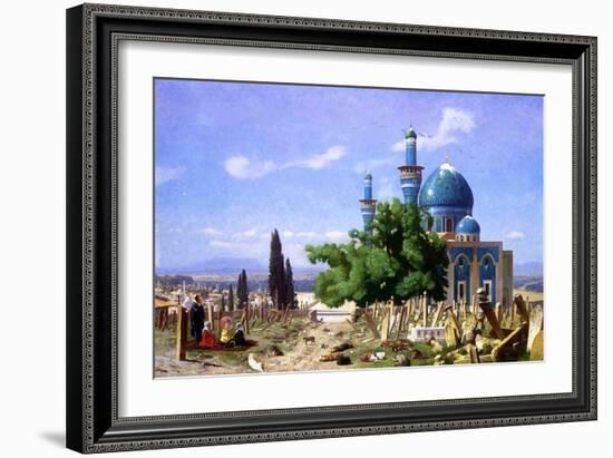 An Abandoned Graveyard, 1876-Jean Leon Gerome-Framed Giclee Print