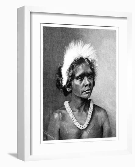 An Aboriginal Woman, 1886-WA Hirschmann-Framed Giclee Print