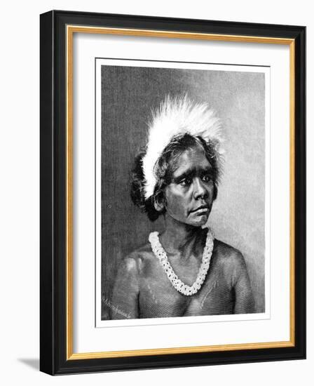 An Aboriginal Woman, 1886-WA Hirschmann-Framed Giclee Print