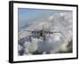 An AC-130U Gunship Jettisons Flares Over Florida-Stocktrek Images-Framed Photographic Print