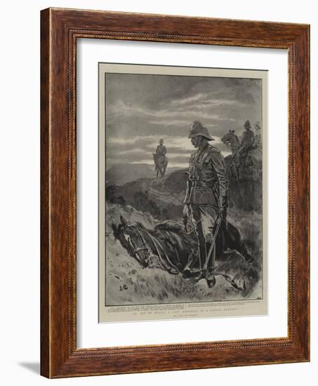 An Act of Mercy, a Last Kindness to a Trusty Servant-John Charlton-Framed Giclee Print