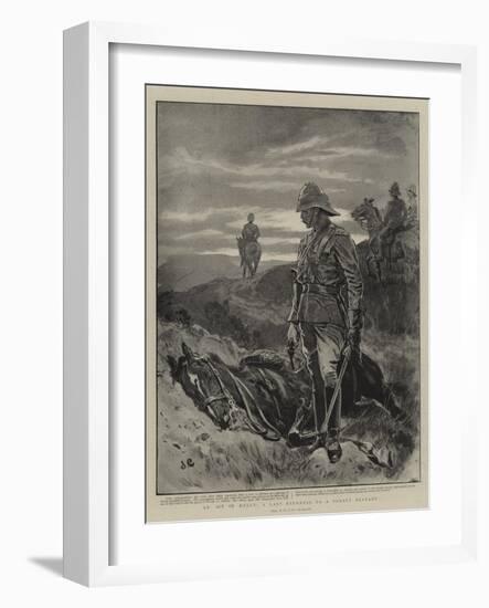 An Act of Mercy, a Last Kindness to a Trusty Servant-John Charlton-Framed Giclee Print