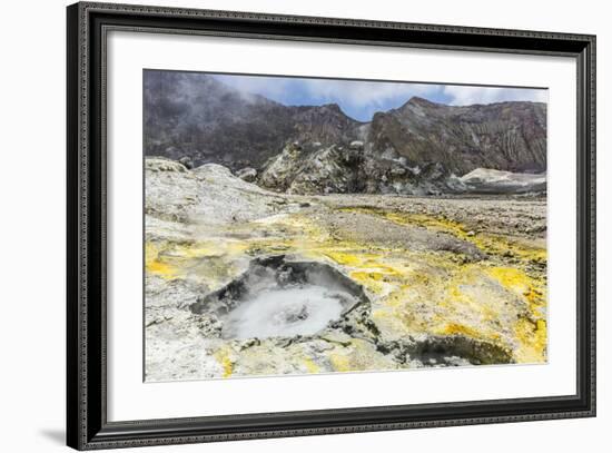 An Active Andesite Stratovolcano-Michael Nolan-Framed Photographic Print