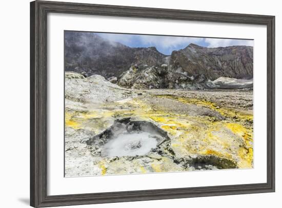 An Active Andesite Stratovolcano-Michael Nolan-Framed Photographic Print