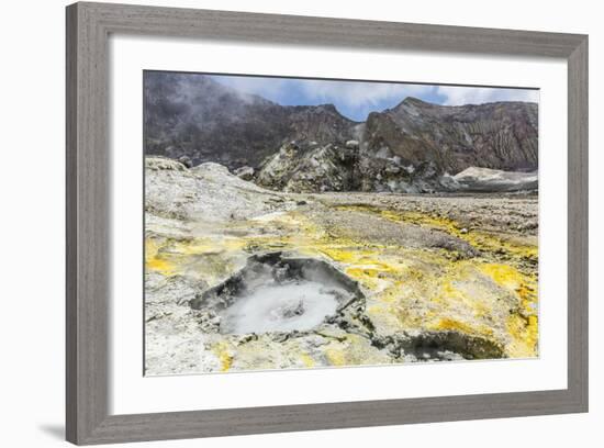 An Active Andesite Stratovolcano-Michael Nolan-Framed Photographic Print