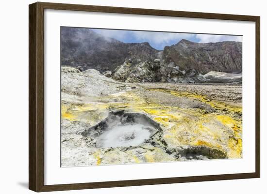 An Active Andesite Stratovolcano-Michael Nolan-Framed Photographic Print