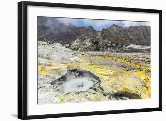 An Active Andesite Stratovolcano-Michael Nolan-Framed Photographic Print