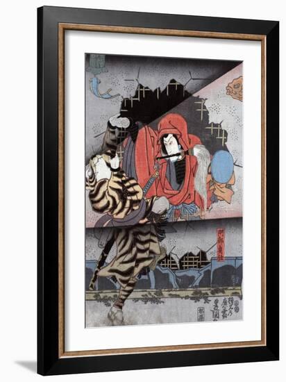 An Actor in the Role of Abe Sadato-null-Framed Giclee Print