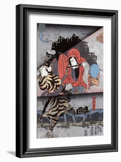 An Actor in the Role of Abe Sadato-null-Framed Giclee Print