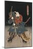 An Actor in the Role of Saitogo Kunitake-Utagawa Kunisada-Mounted Giclee Print