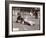 An Actress in Costume Rehearsing on the Roof of What Is Probably the New York Theatre, New York,…-Byron Company-Framed Giclee Print