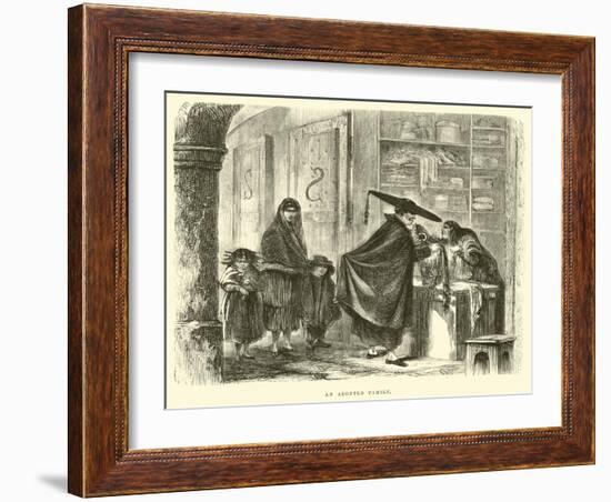 An Adopted Family-Édouard Riou-Framed Giclee Print