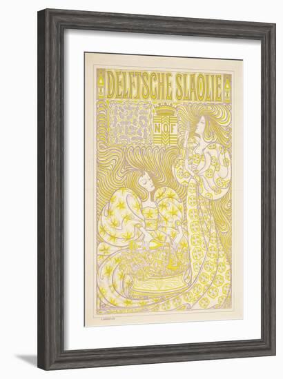 An Advertising Poster for Delft Salad Oil, 1894-Jan Theodore Toorop-Framed Giclee Print
