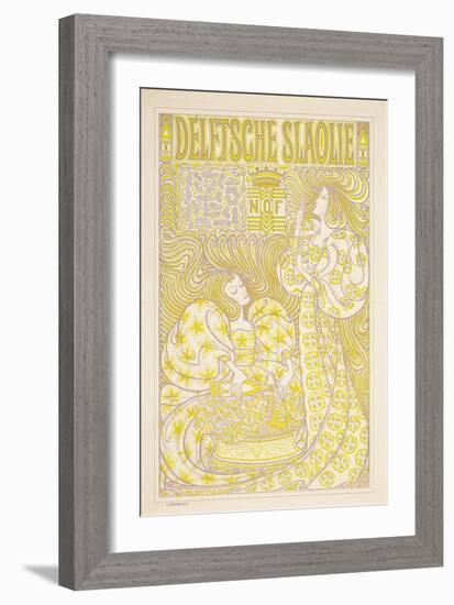 An Advertising Poster for Delft Salad Oil, 1894-Jan Theodore Toorop-Framed Giclee Print