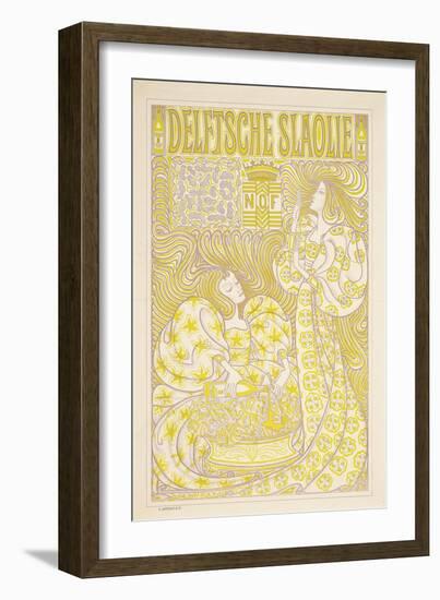 An Advertising Poster for Delft Salad Oil, 1894-Jan Theodore Toorop-Framed Giclee Print