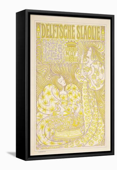 An Advertising Poster for Delft Salad Oil, 1894-Jan Theodore Toorop-Framed Premier Image Canvas