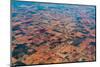 An Aerial View of Massive Farmland with Pivot Irrigation Crop Circles.-Richard A McMillin-Mounted Photographic Print