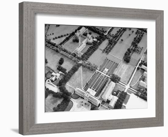 An Aerial View of Rice Institute-Dmitri Kessel-Framed Photographic Print