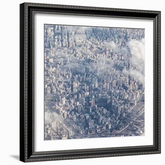 An Aerial View of Sao Paulo, Brazil-Alex Saberi-Framed Photographic Print