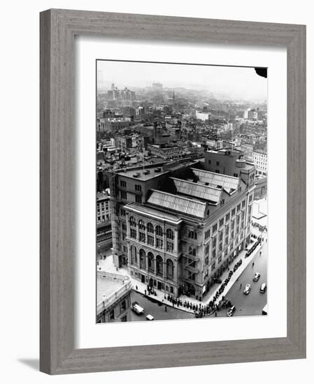 An Aerial View Showing the Exterior of the Cooper Union School-Hansel Mieth-Framed Photographic Print