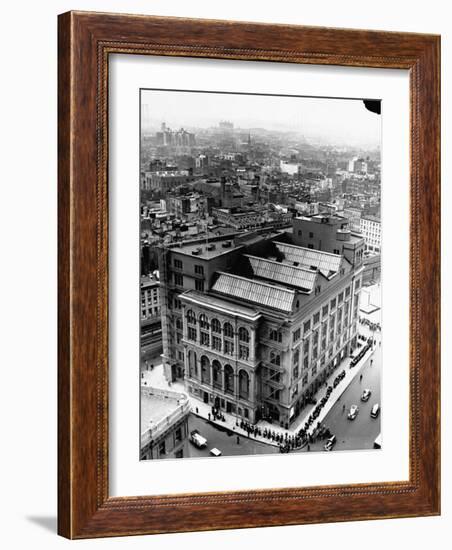 An Aerial View Showing the Exterior of the Cooper Union School-Hansel Mieth-Framed Photographic Print