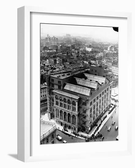 An Aerial View Showing the Exterior of the Cooper Union School-Hansel Mieth-Framed Photographic Print