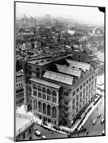 An Aerial View Showing the Exterior of the Cooper Union School-Hansel Mieth-Mounted Photographic Print