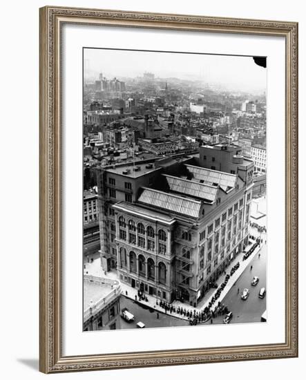 An Aerial View Showing the Exterior of the Cooper Union School-Hansel Mieth-Framed Photographic Print