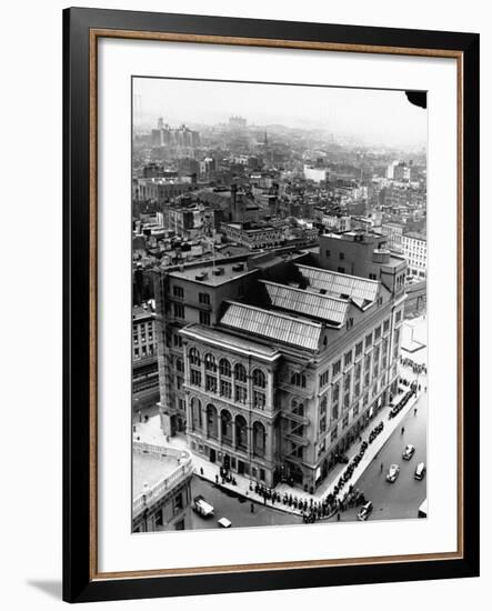 An Aerial View Showing the Exterior of the Cooper Union School-Hansel Mieth-Framed Photographic Print